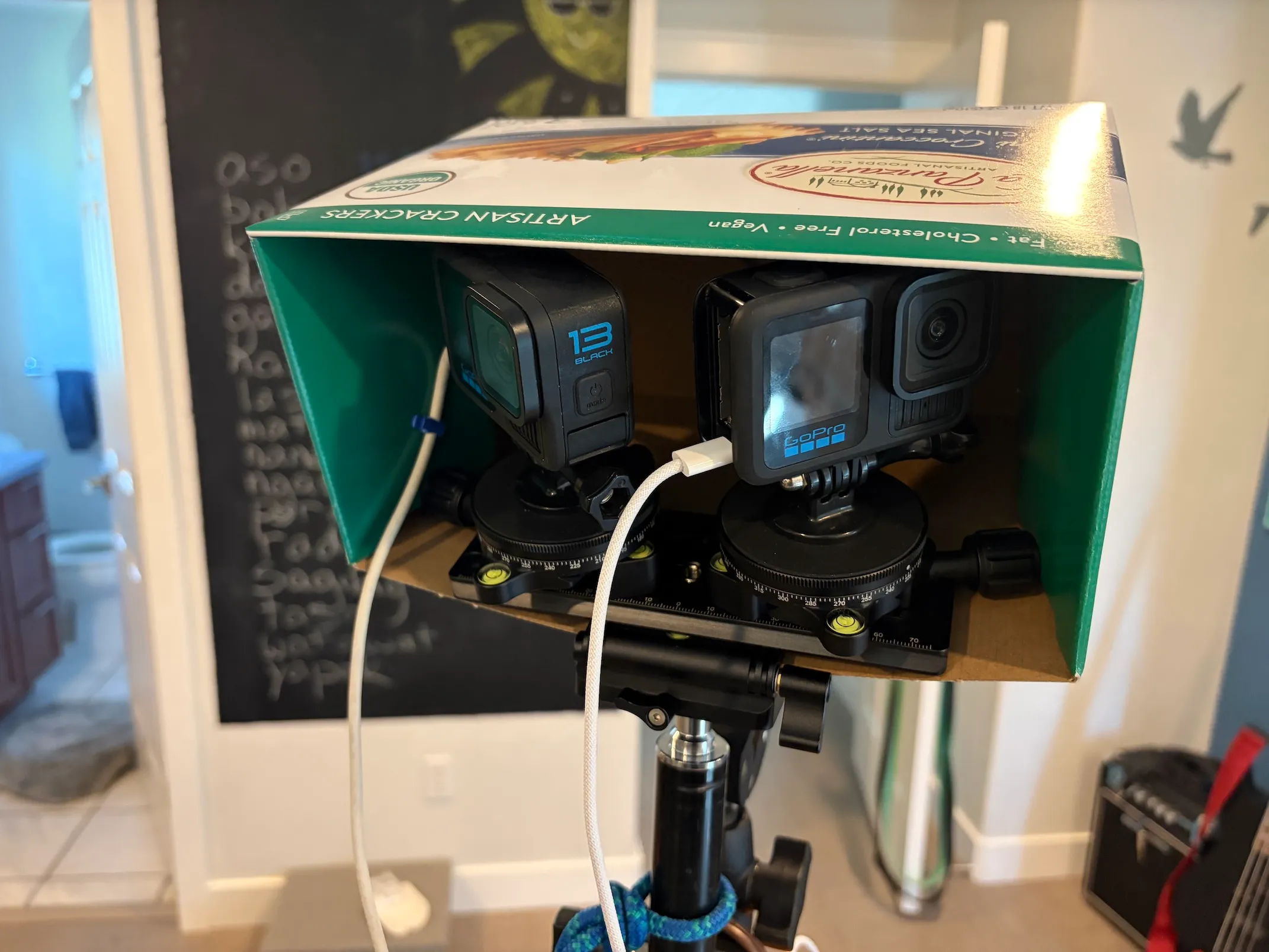 Picture of an early version of the v2 rig